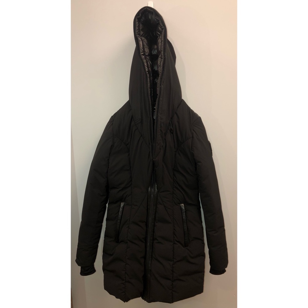 MODA WOMEN'S DOWN PUFFER WITH REMOVABLE FUR